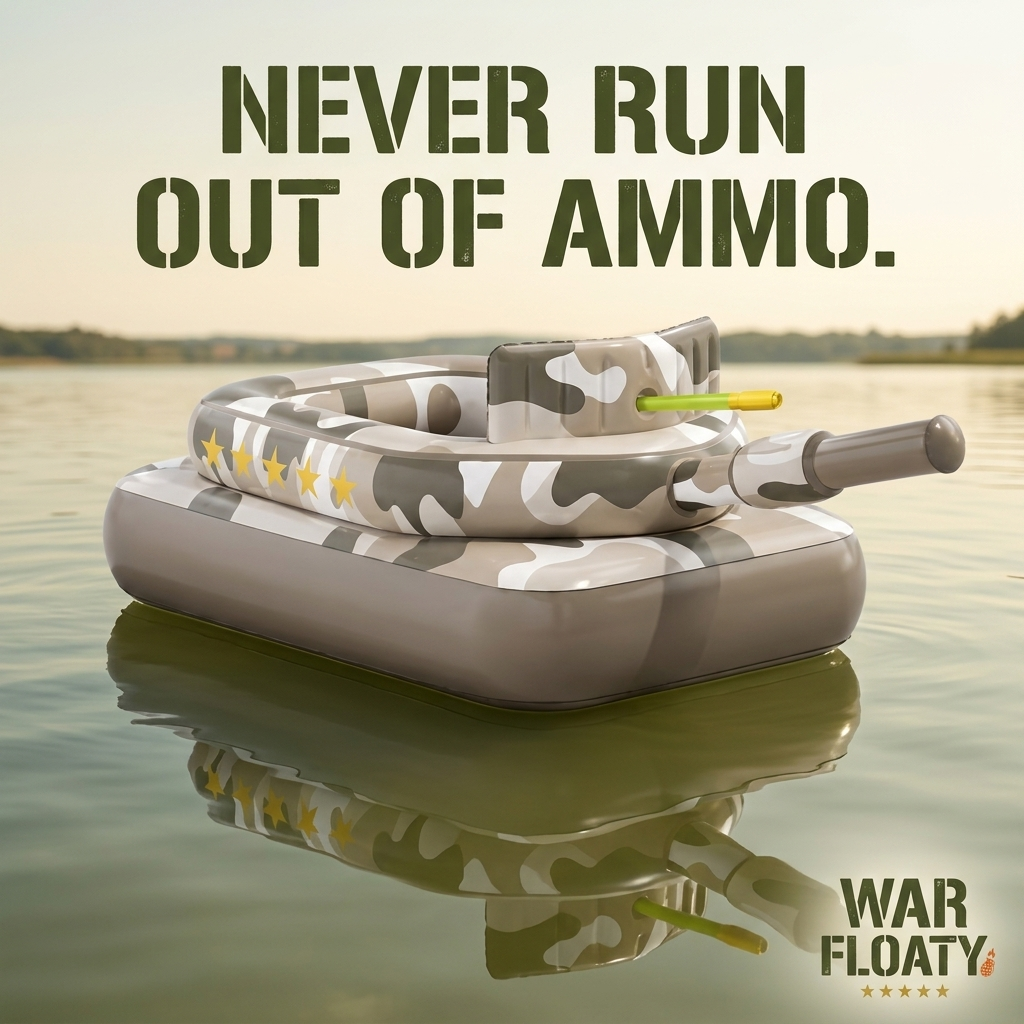 Never run out of ammo — War Floaty on the lake