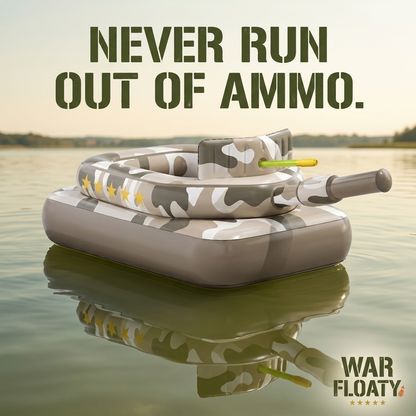 Never run out of ammo — War Floaty on the lake