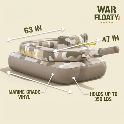 Size and materials — 63 by 47 inches, marine-grade vinyl